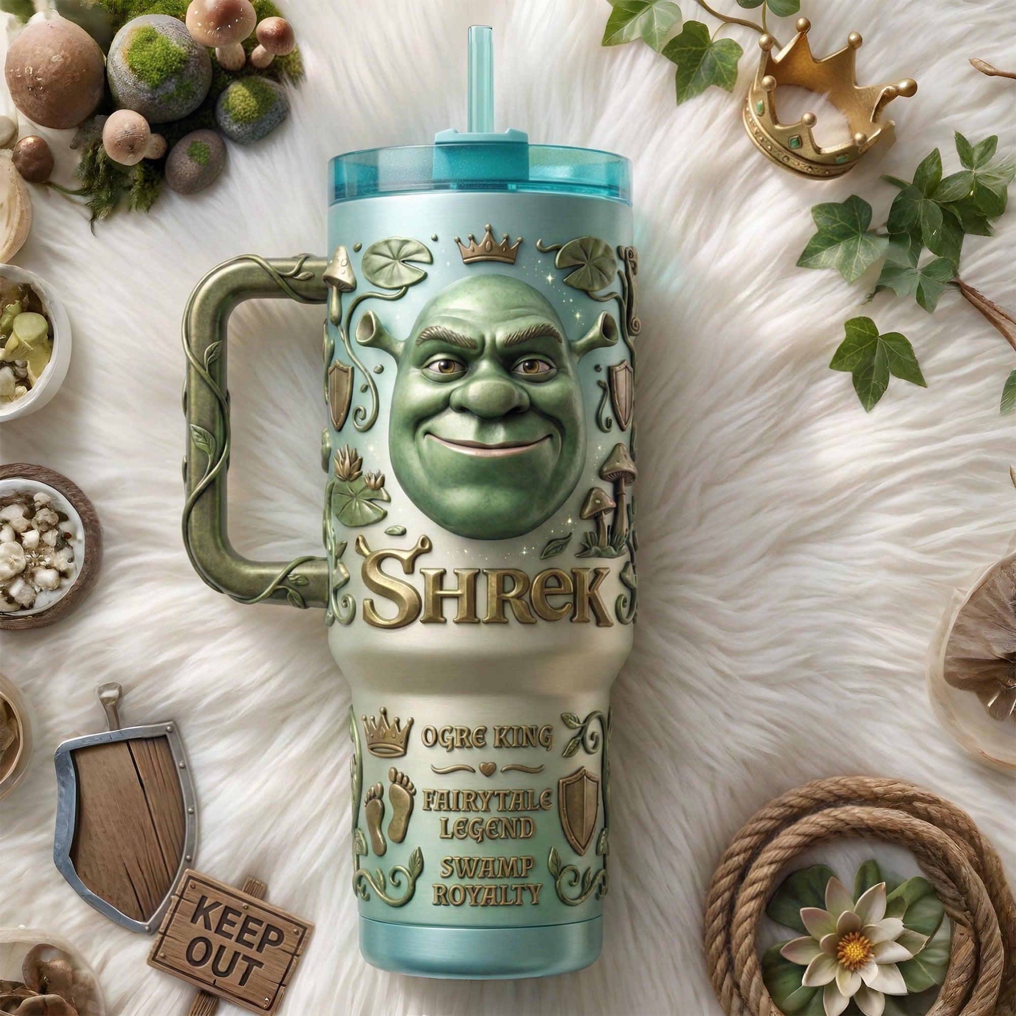 SRE 40oz Tumbler With Handle HTTT