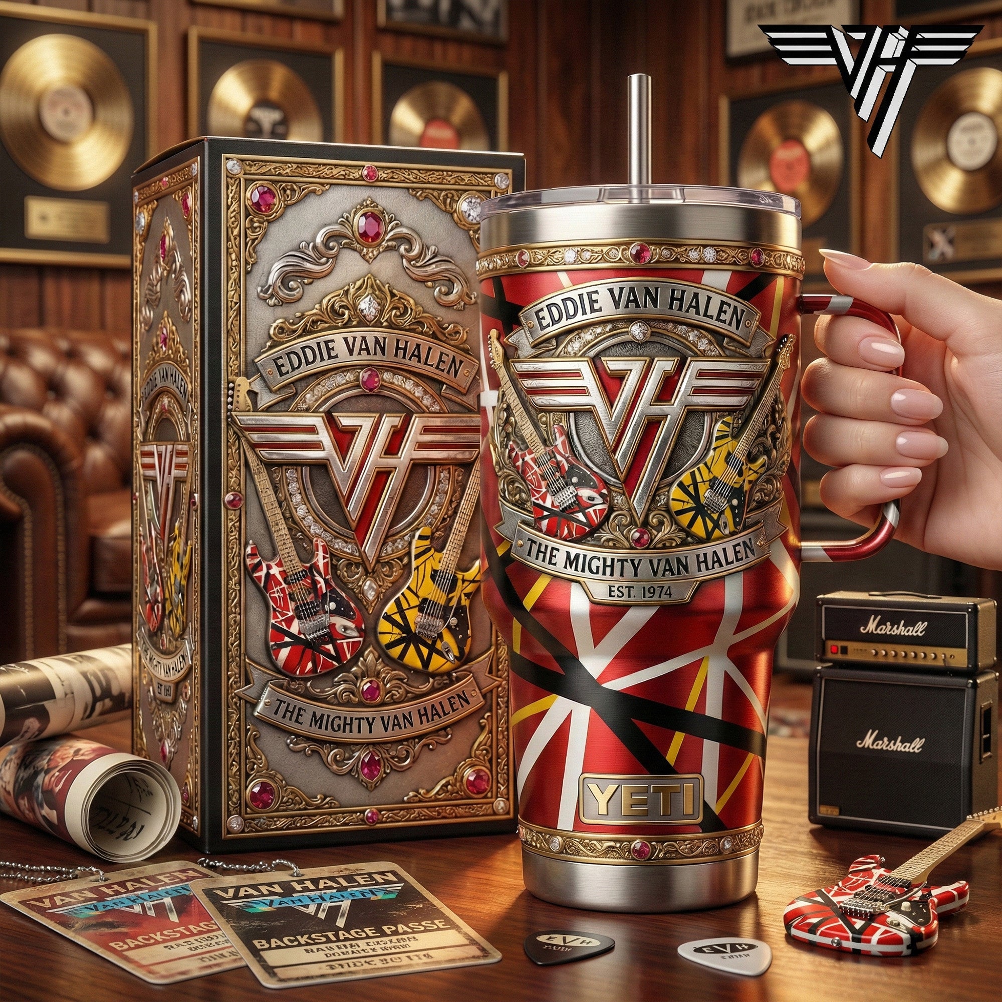 VHL 40oz Tumbler With Handle LNTH