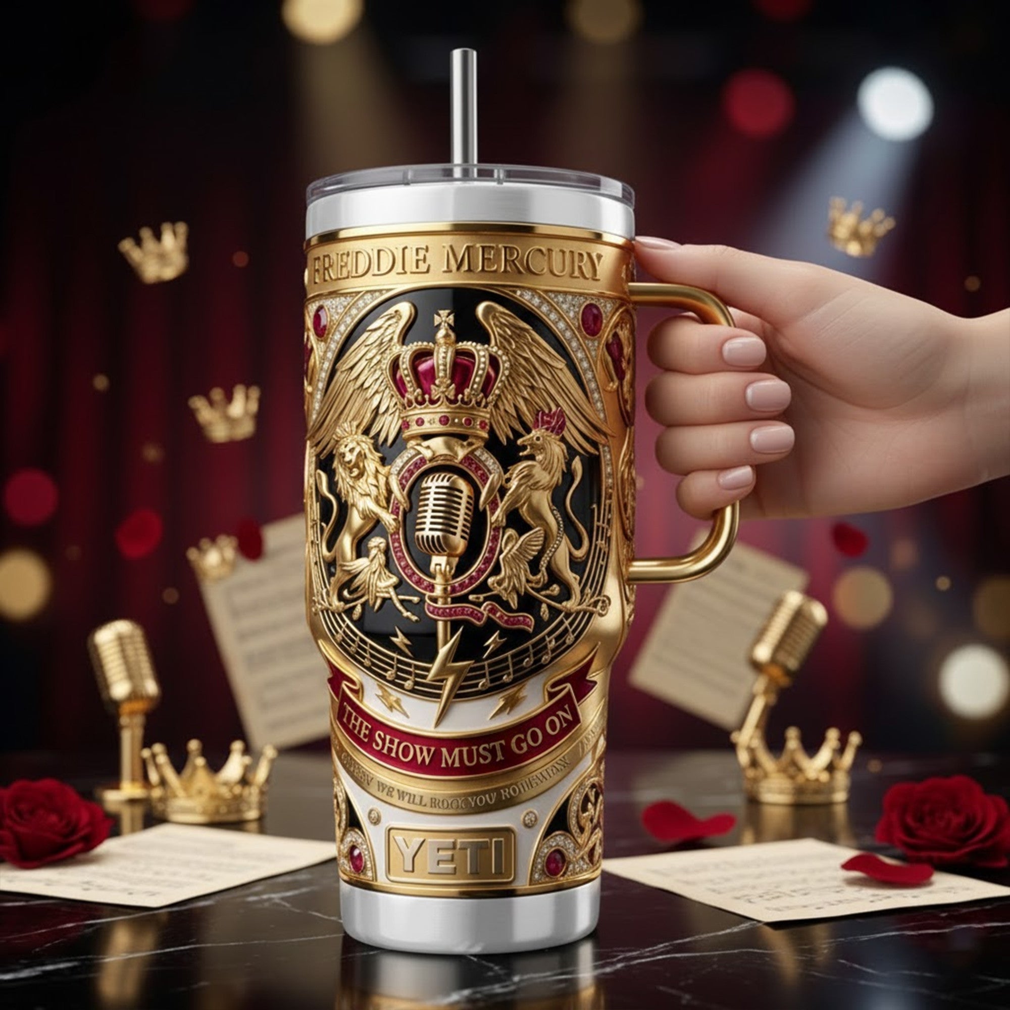 FRED 40oz Tumbler With Handle TNSM
