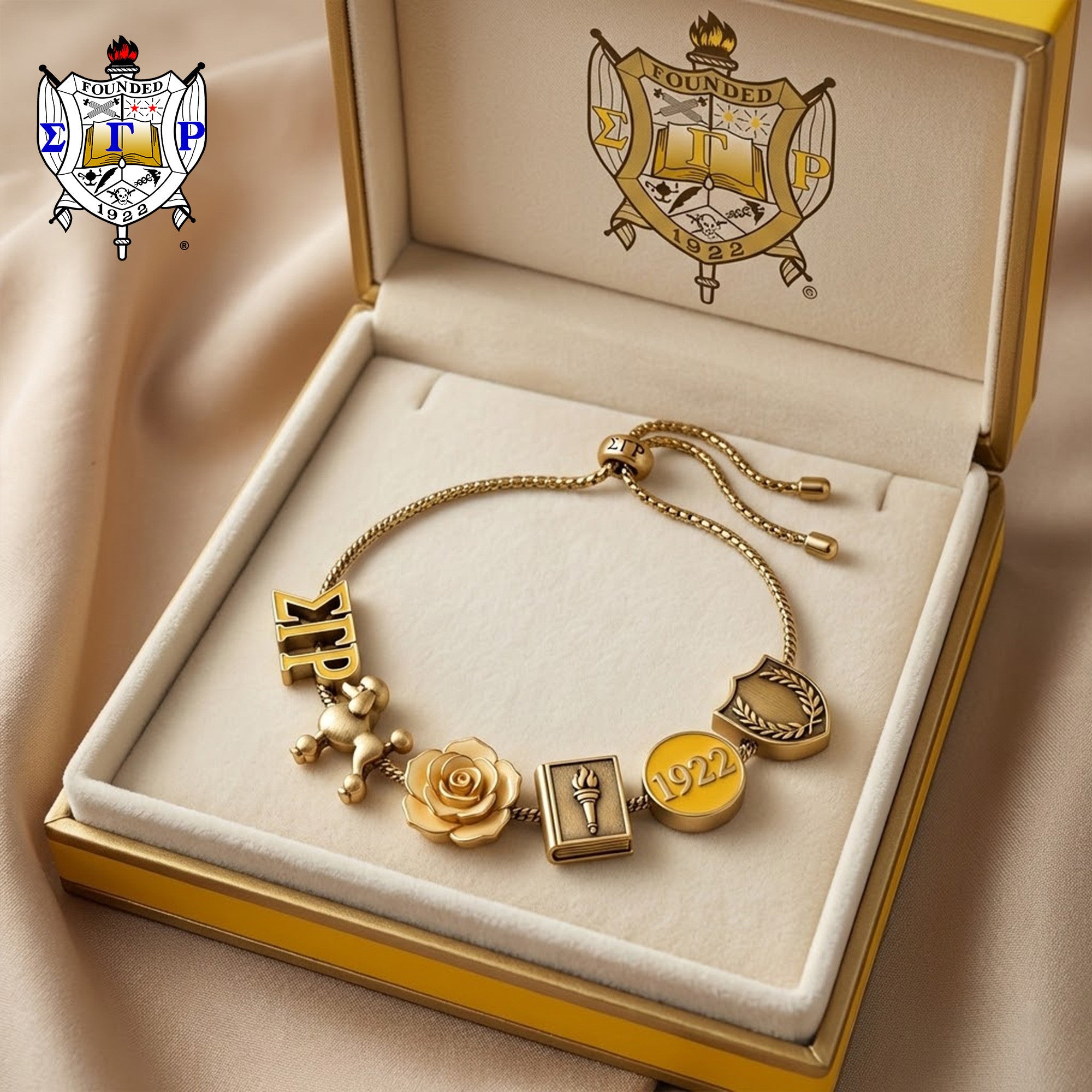 SGRO Adjustable Charm Bracelet TNSM