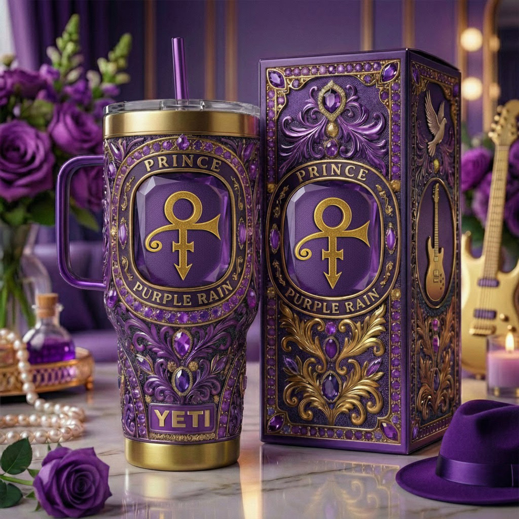 PRCE 40oz Tumbler With Handle LNTH