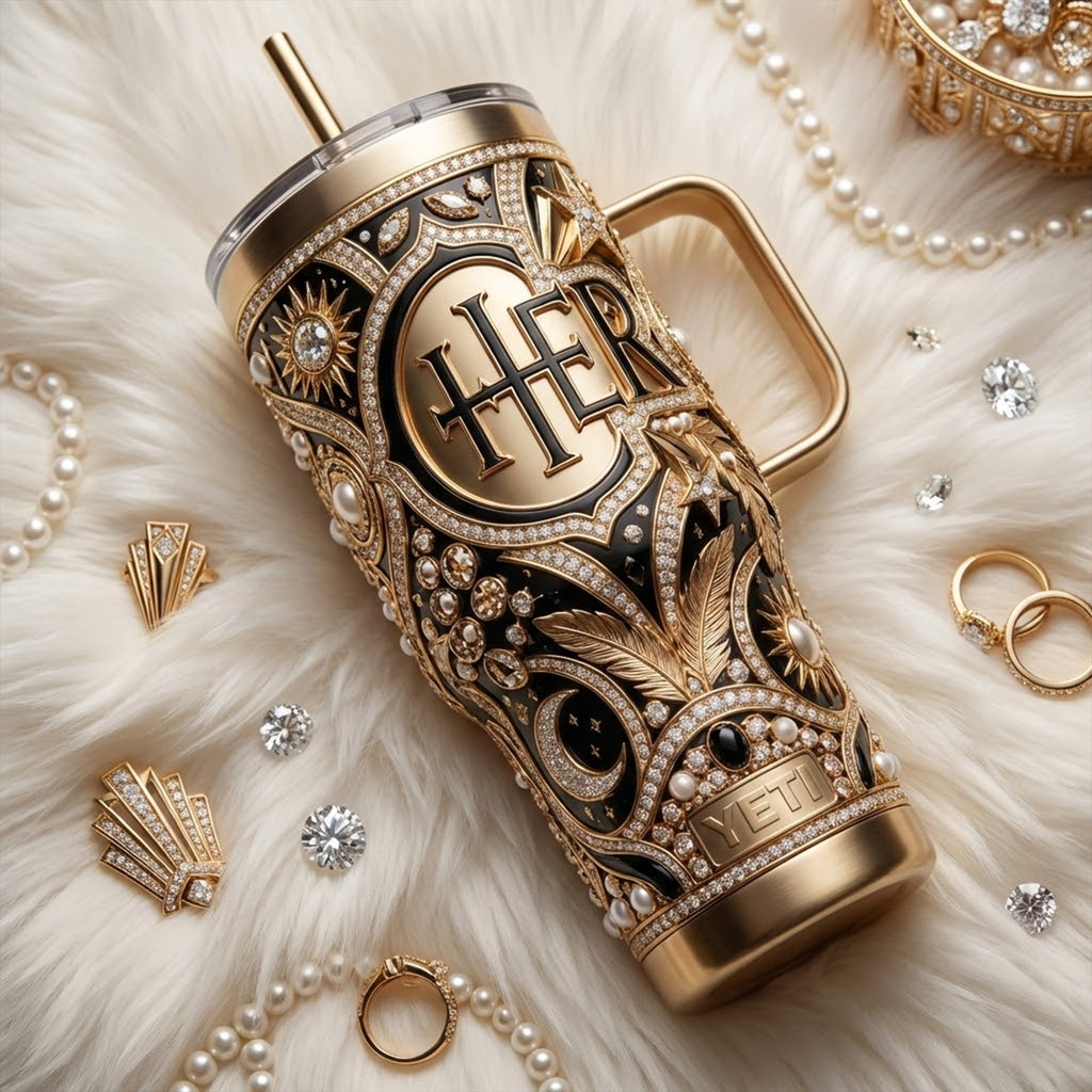 CHER 40oz Tumbler With Handle TNSM