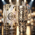 CHER 40oz Tumbler With Handle TNSM
