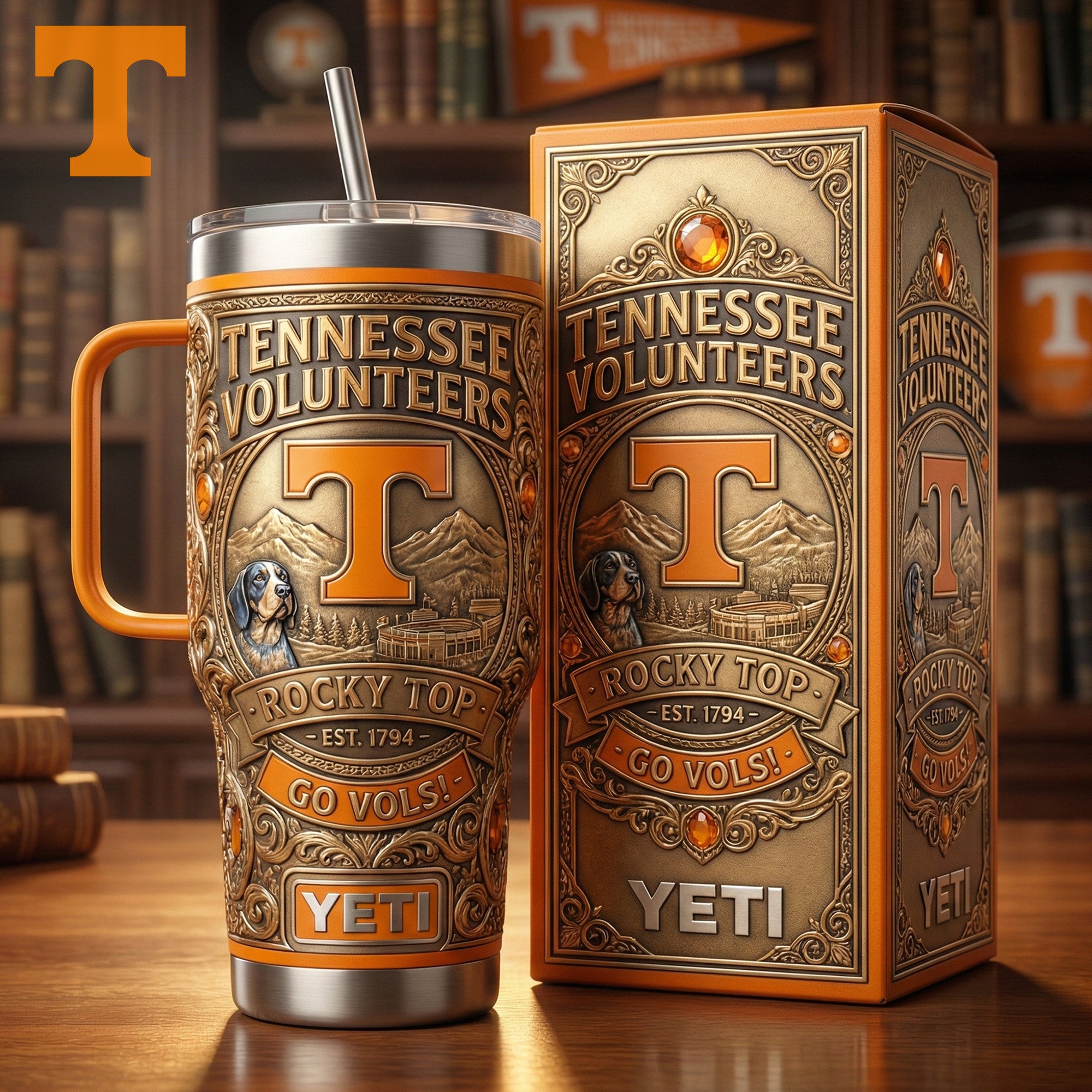 TVF 40oz Tumbler With Handle LNTH