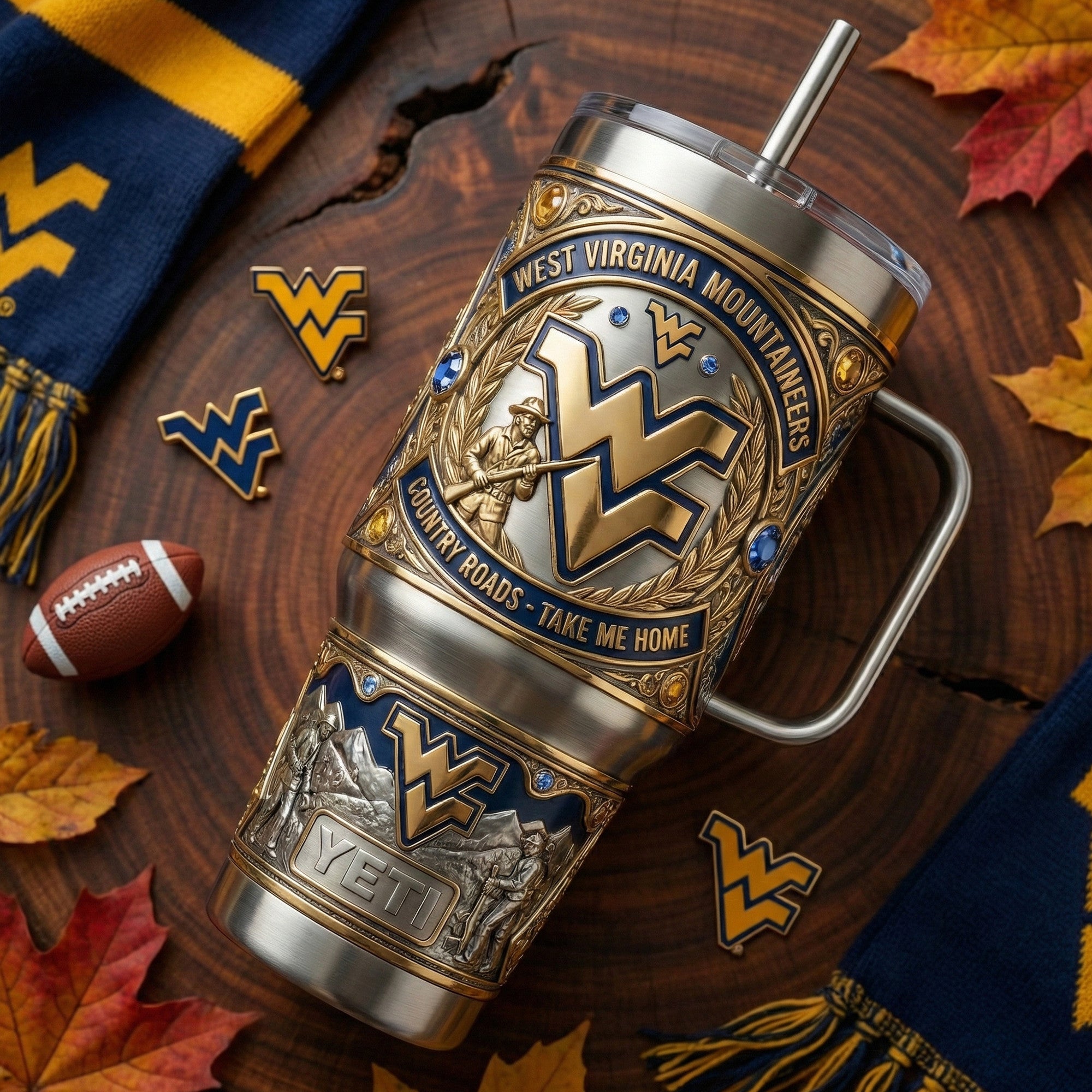 WVM 40oz Tumbler With Handle LNTH