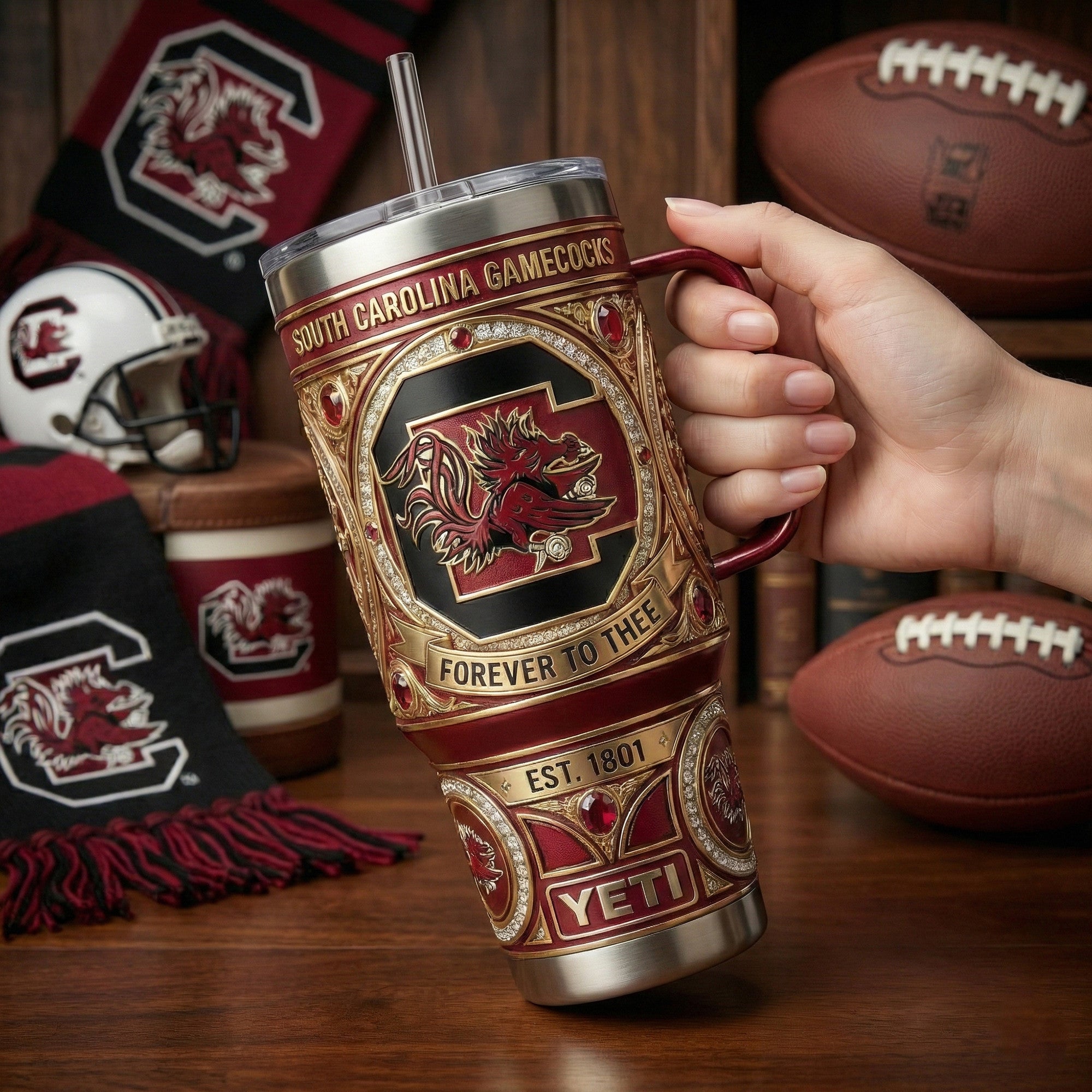 SCG 40oz Tumbler With Handle LNTH