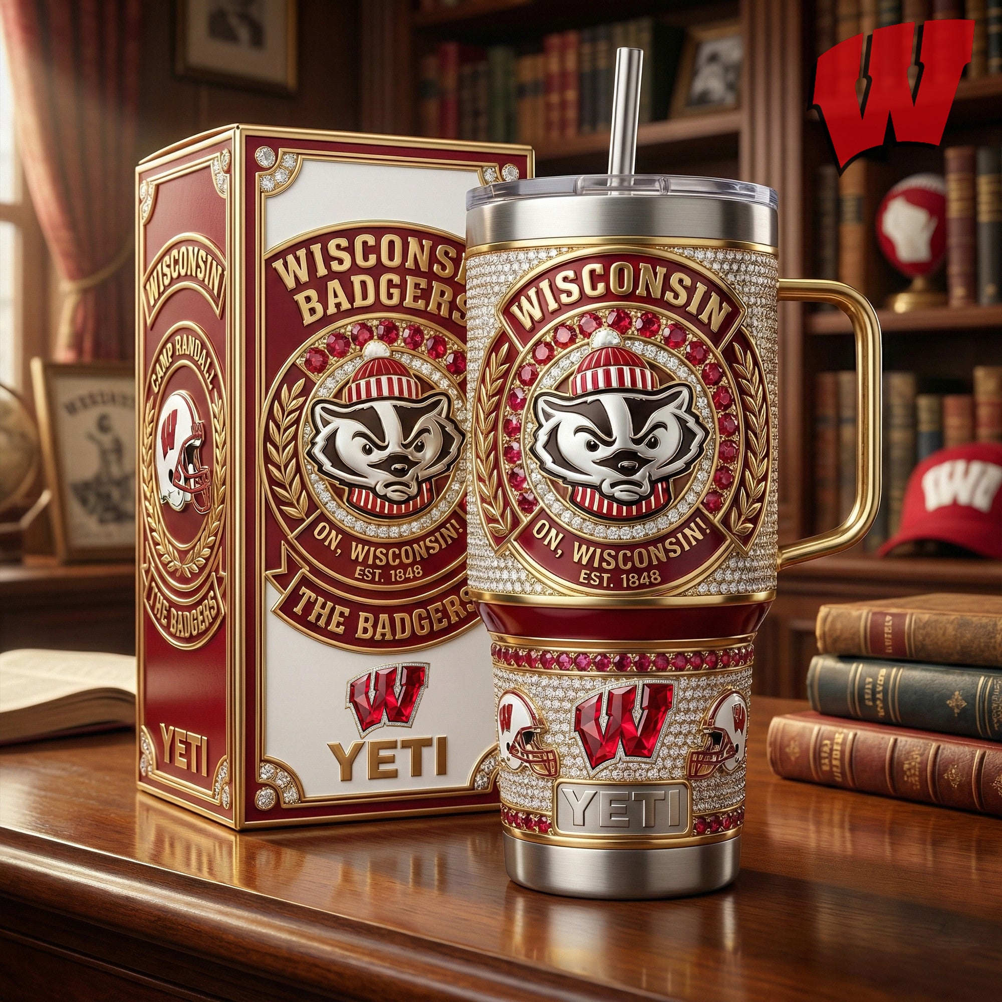 WBG 40oz Tumbler With Handle LNTH