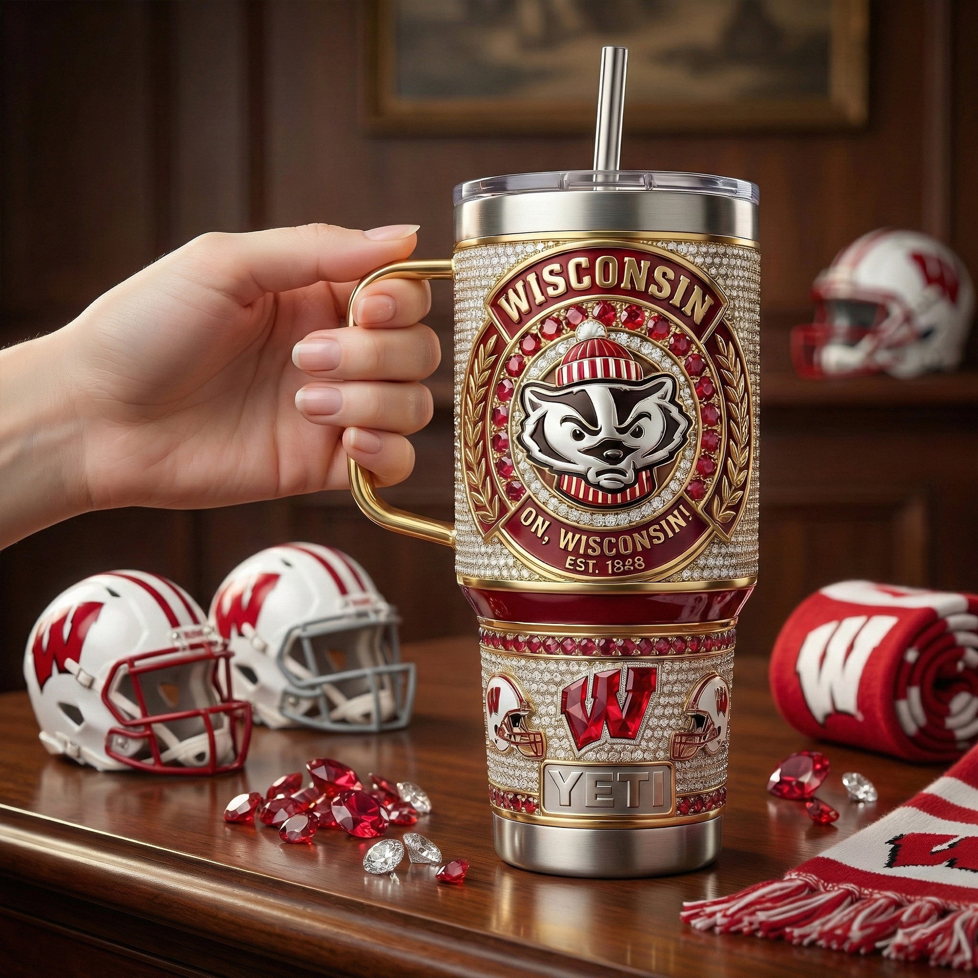 WBG 40oz Tumbler With Handle LNTH