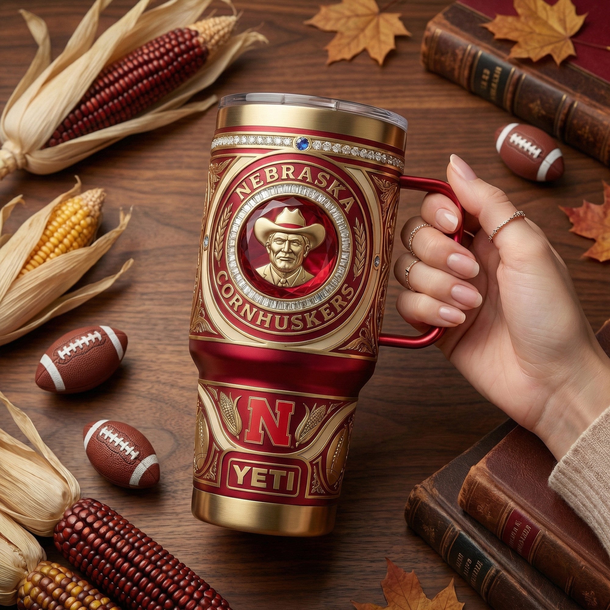 NCH 40oz Tumbler With Handle LNTH