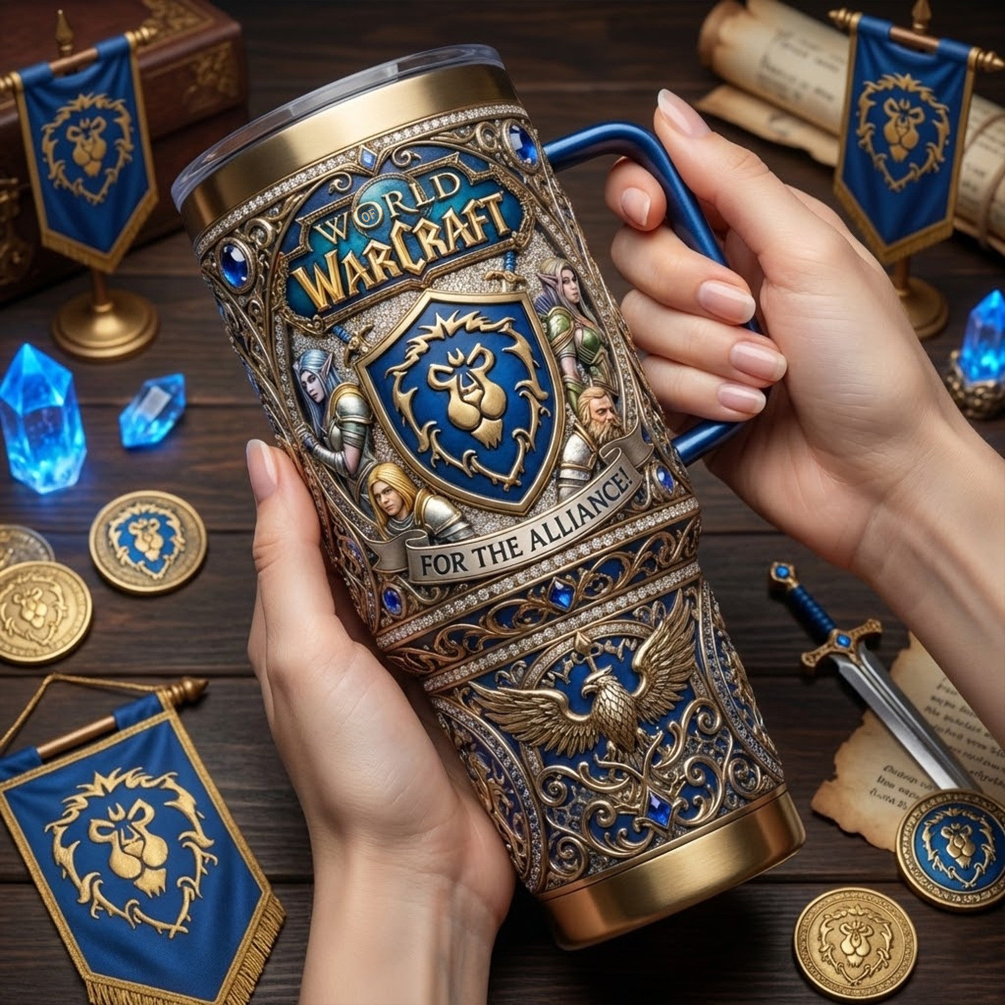 WWC 40oz Tumbler With Handle TNSM
