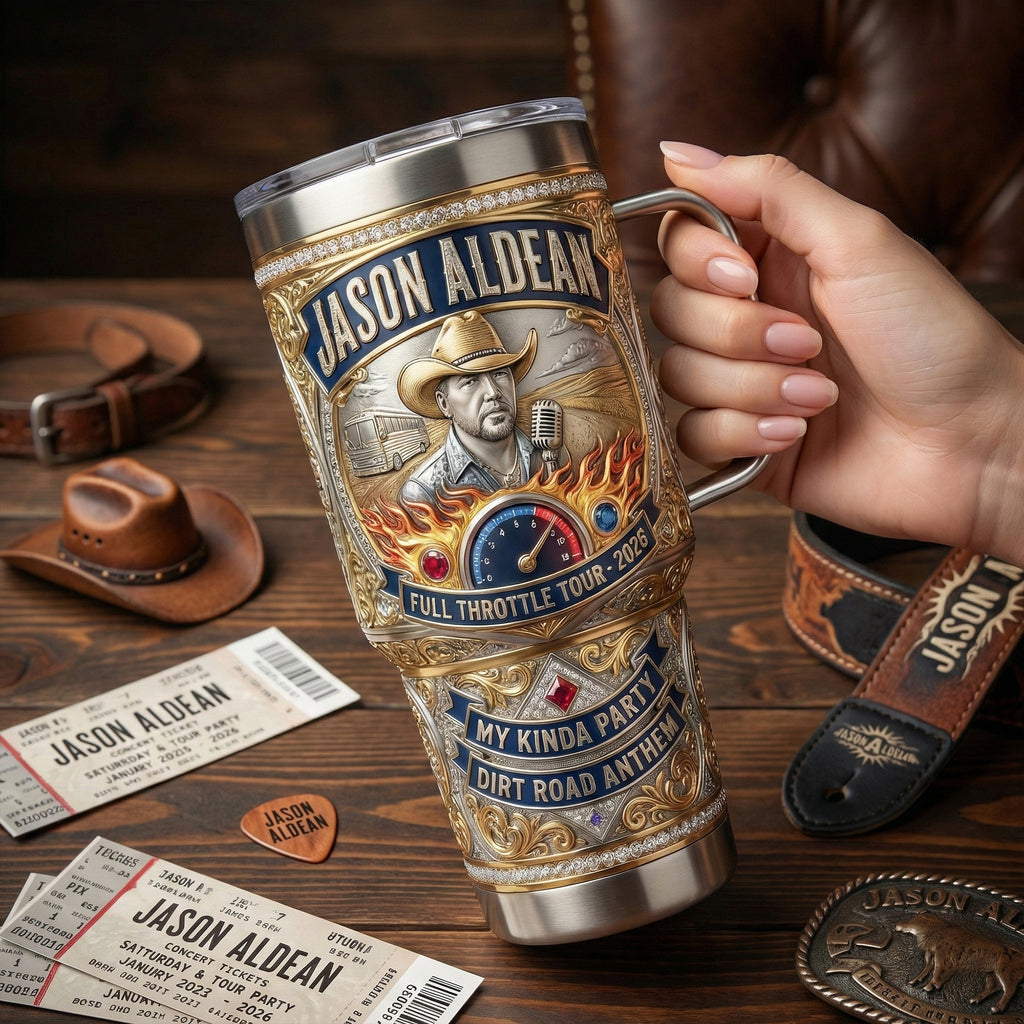 JSA 40oz Tumbler With Handle LNTH